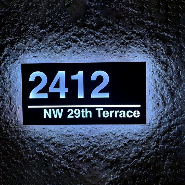 Street Numbers For House Helloneonsign