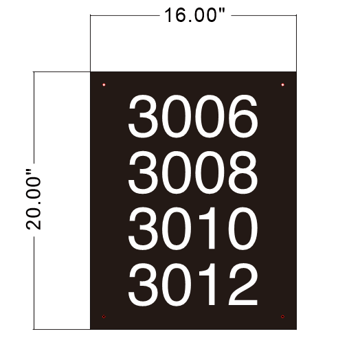 3006 3008 30103012 Front Light Metal Light Box