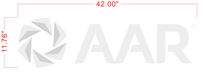 Metal backlit sign-AAR Logo