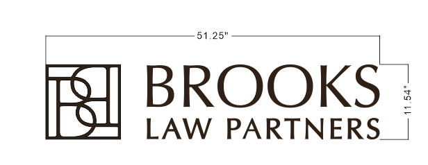 BROOKS  metal backlit sign