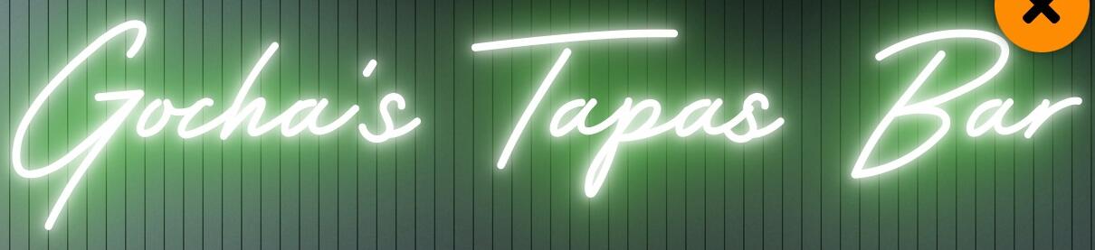 Gocha's Tapas Bar Flex Led Neon Sign