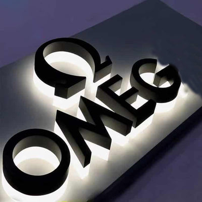 Modern Luxury LED Letters Custom Backlit Sign Wall Signs Lighting Signages