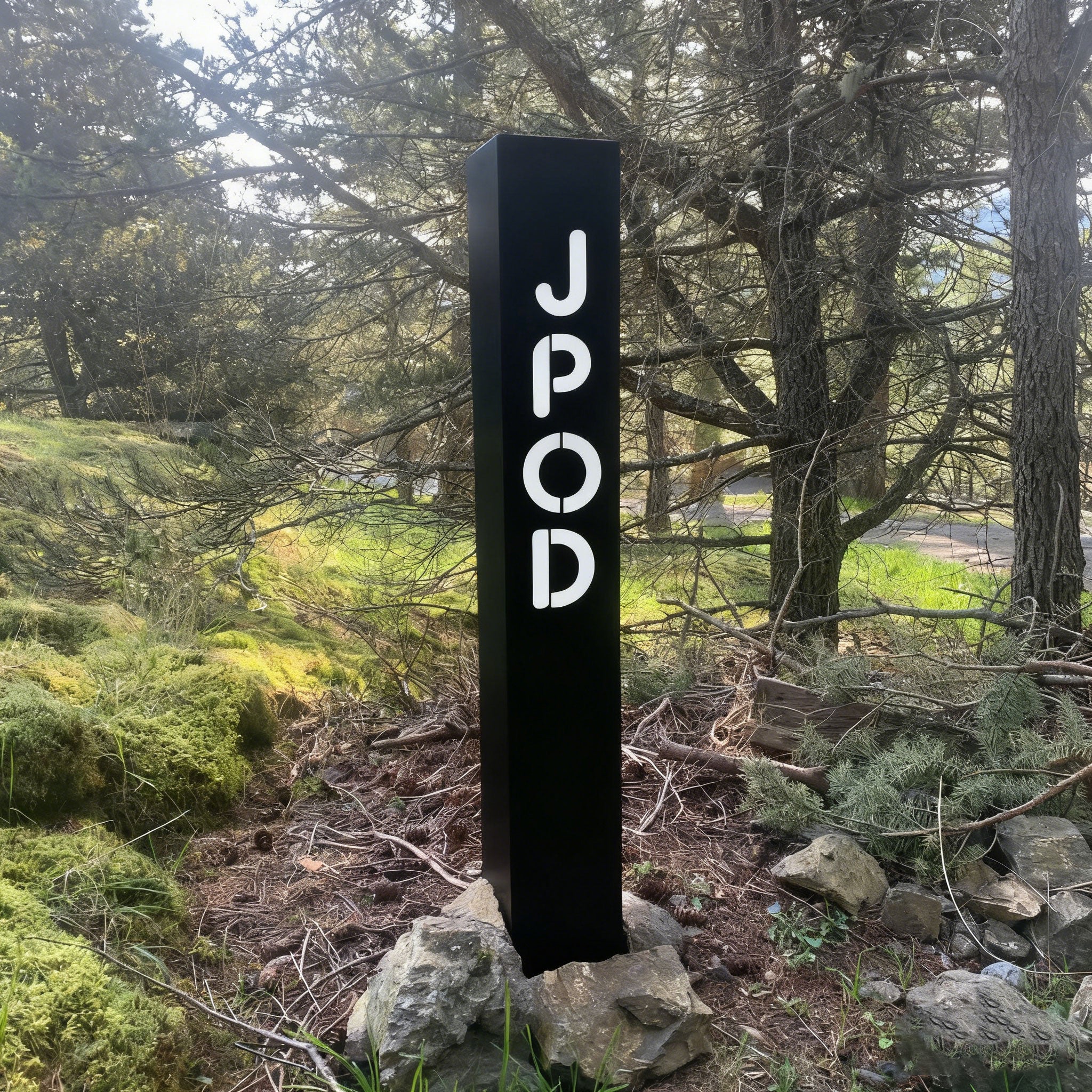 Solar House Numbers Post Address Sign Yard Sign Road Sign – helloneonsign