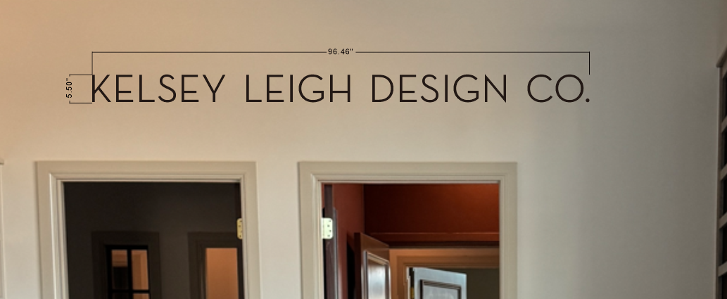 KELSEY LEIGH DESIGN CO. 3D Metal Letters