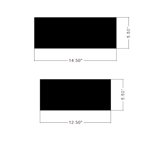 Two Black Backplates
