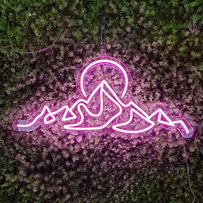 Mountains Sunraise Sunset Neon Sign Led Neon Light