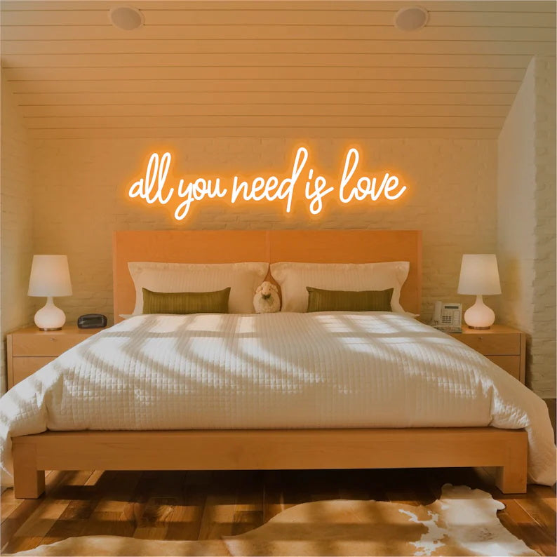 All You Need Is Love Neon Sign Led Neon Lights