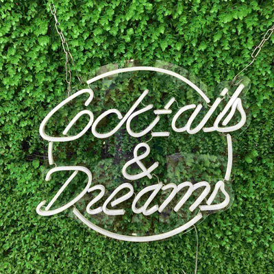 Cocktails & Dreams Led Neon Sign Neon Light