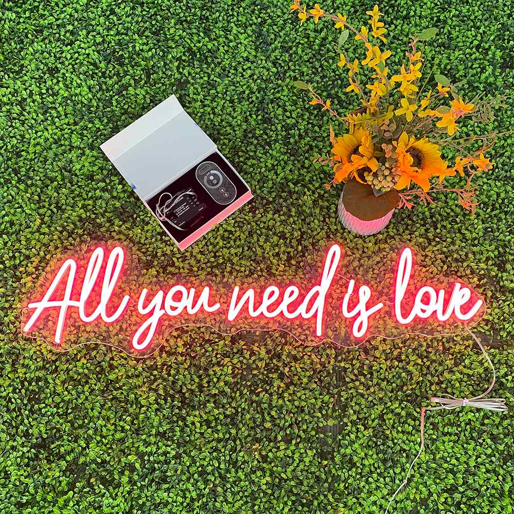 All You Need Is Love Neon Sign Led Neon Lights