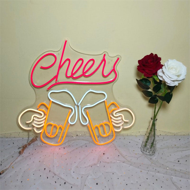 Beer Cheers Neon Sign Led Neon Lights