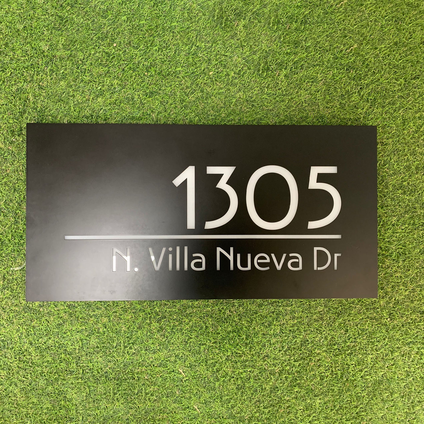 Light up House Numbers Address Number Led Light Box Horizontal Plaque ...