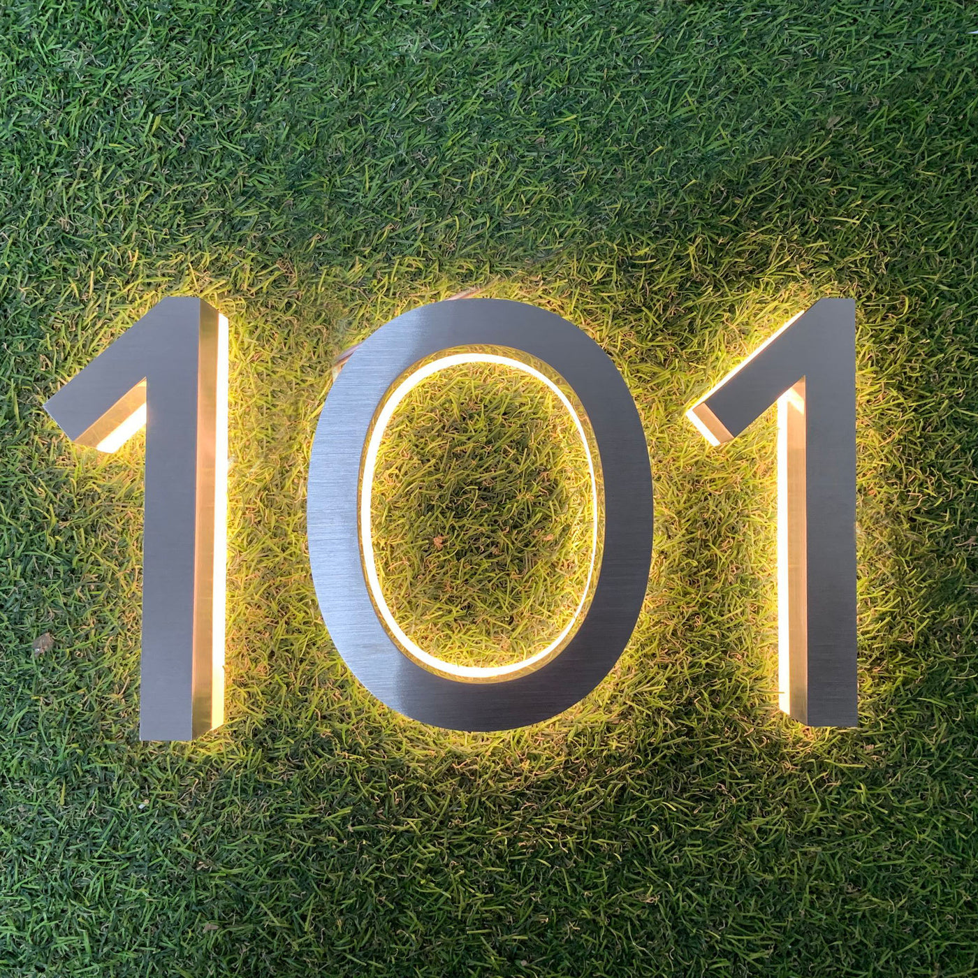 Red Led Address Numbers Backlit Led House Numbers Lighted Address Numbers for House – helloneonsign