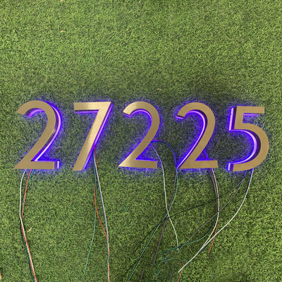 Backlit Led House Numbers Lighted Address Numbers for House