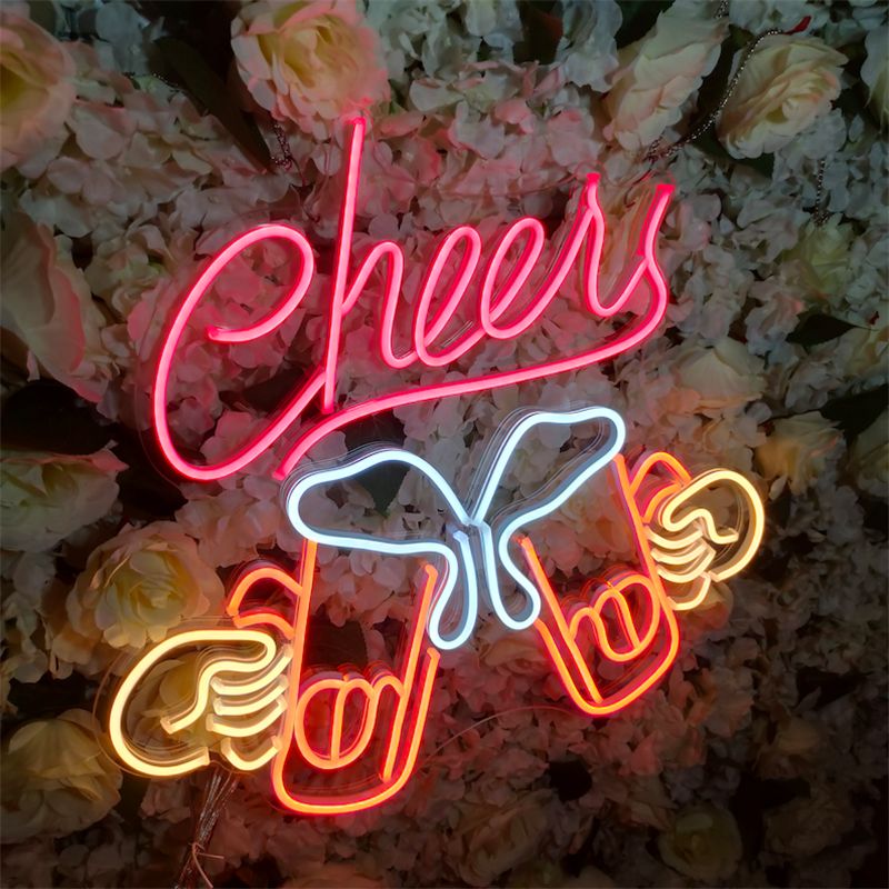 Beer Cheers Neon Sign Led Neon Lights