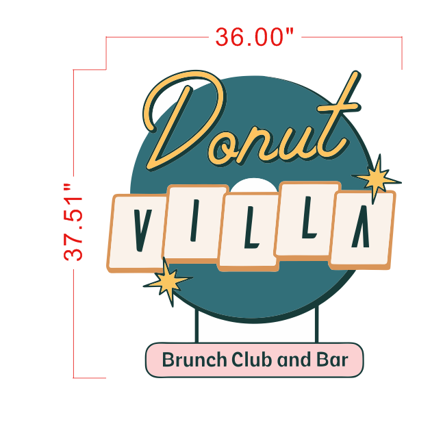 Donut villa Light Box