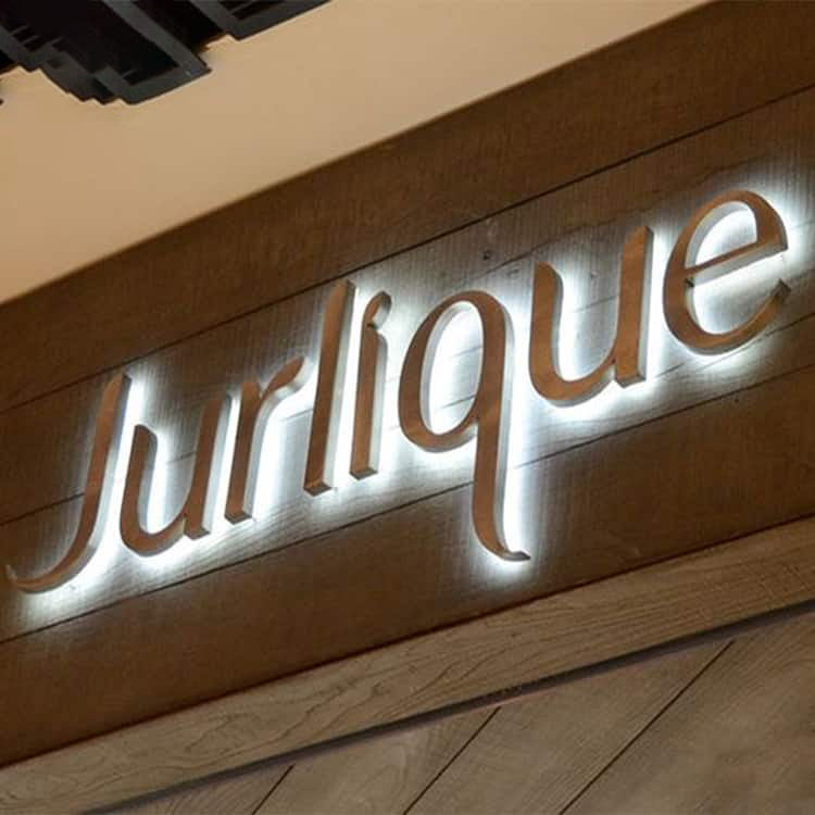 3D Channel Letters Backlit LED Signs Wall Logo Store Illuminated Signa ...