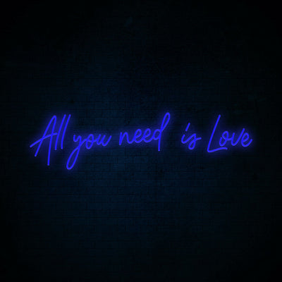 All You Need Is Love Neon Sign Led Neon Lights