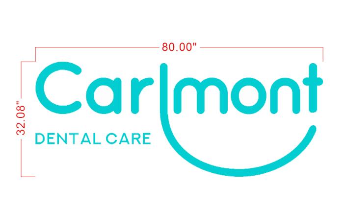 Carlmont Backlit Sign
