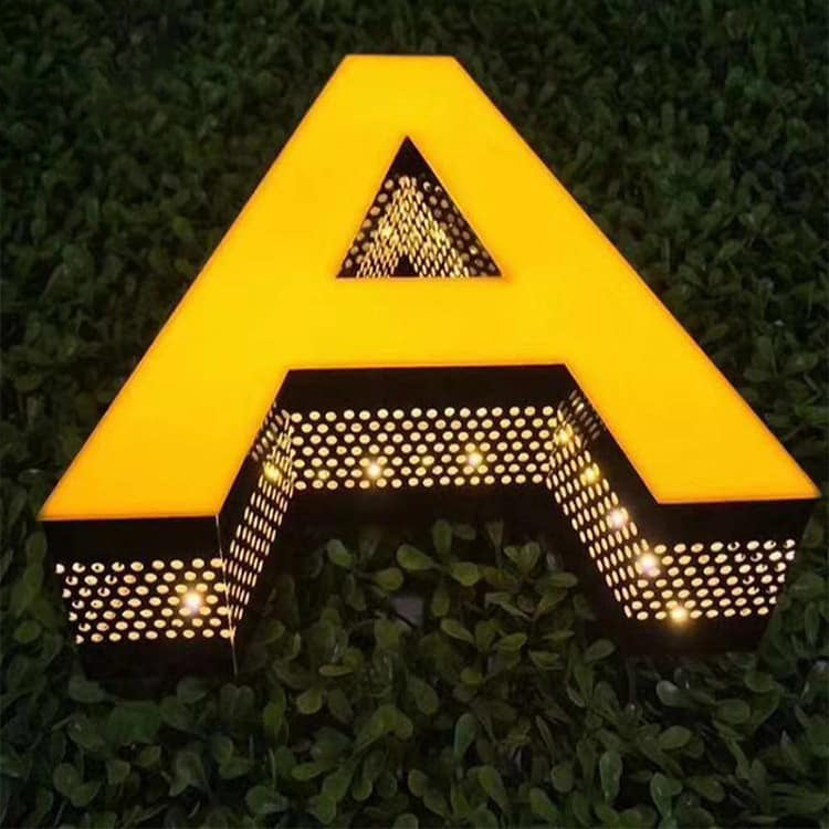 Channel Letter Sign | Stainless Steel Sidelit LED Letters – HelloNeonSign