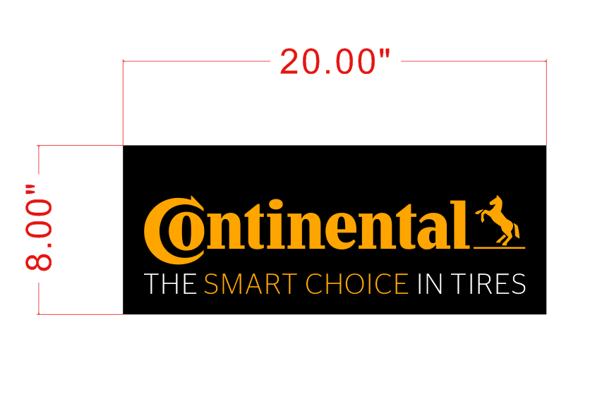 Continental Acrylic Light Box – helloneonsign