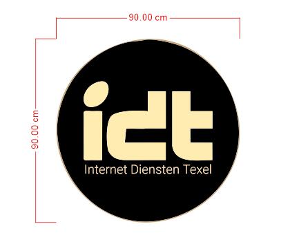 IDT metal hollow out light box