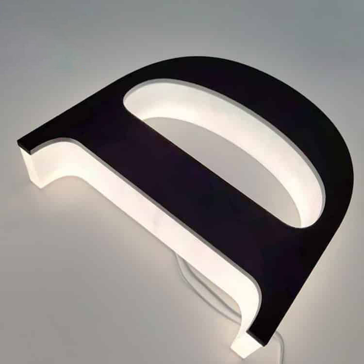 LED Letter Boards Custom Company Acrylic 3D Letter Sign – HelloNeonSign
