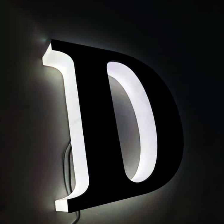 LED Letter Boards Custom Company Acrylic 3D Letter Sign – HelloNeonSign