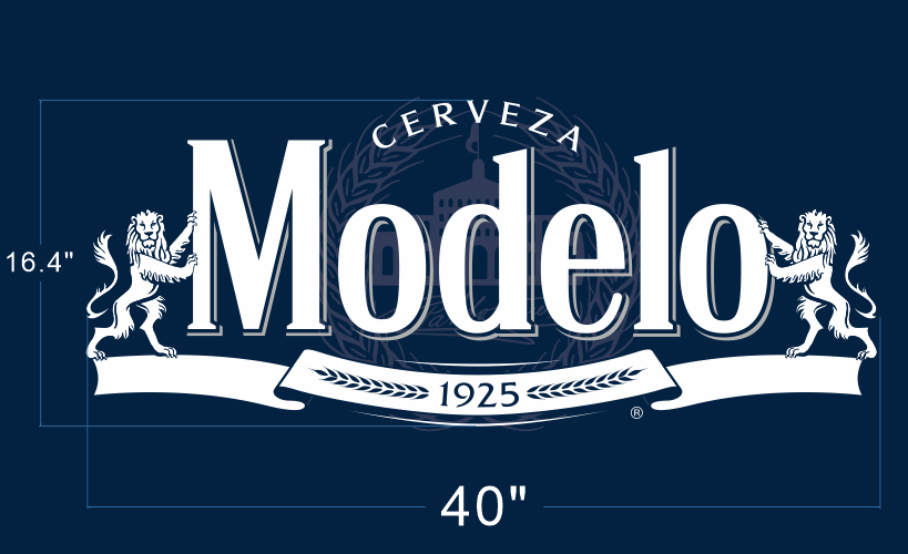 Modelo Acrylic Mini Front Light Letters