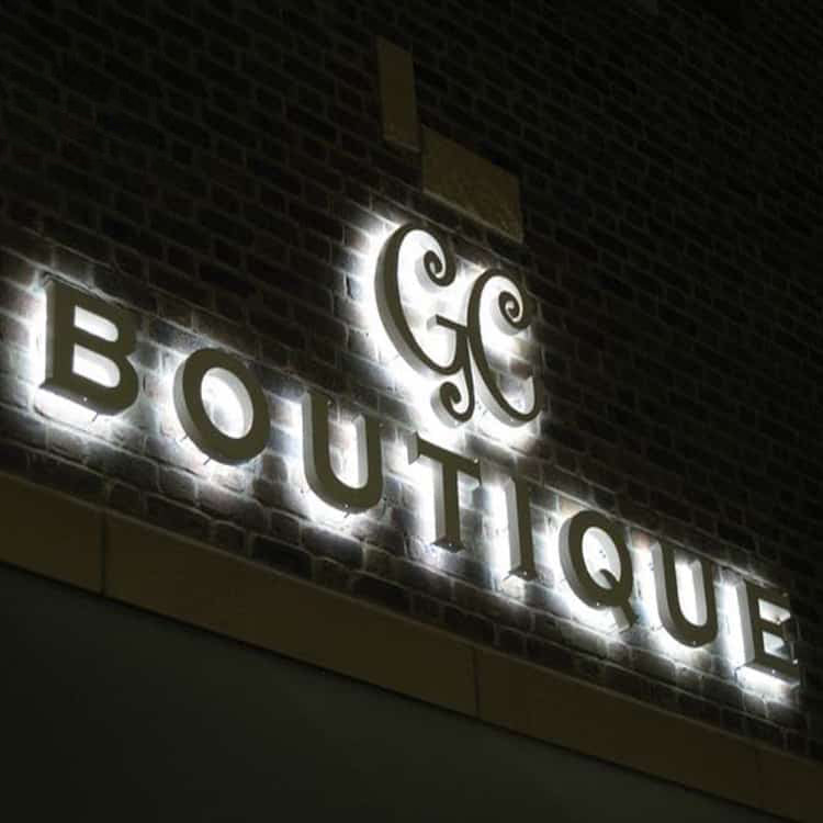 Reverse Channel Letters Exterior Sign – HelloNeonSign