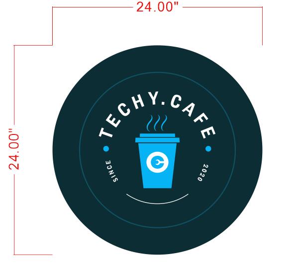 TECHY CAFE Acrylic Digital Print Light Box – helloneonsign